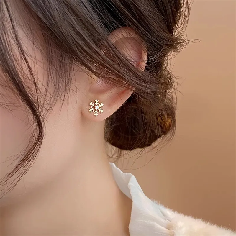 ONEKISS Gold Plated Copper Earrings Women's-3