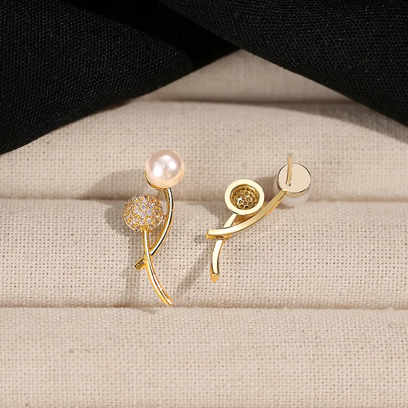ONEKISS Gold Plated Copper Earrings Women's-6