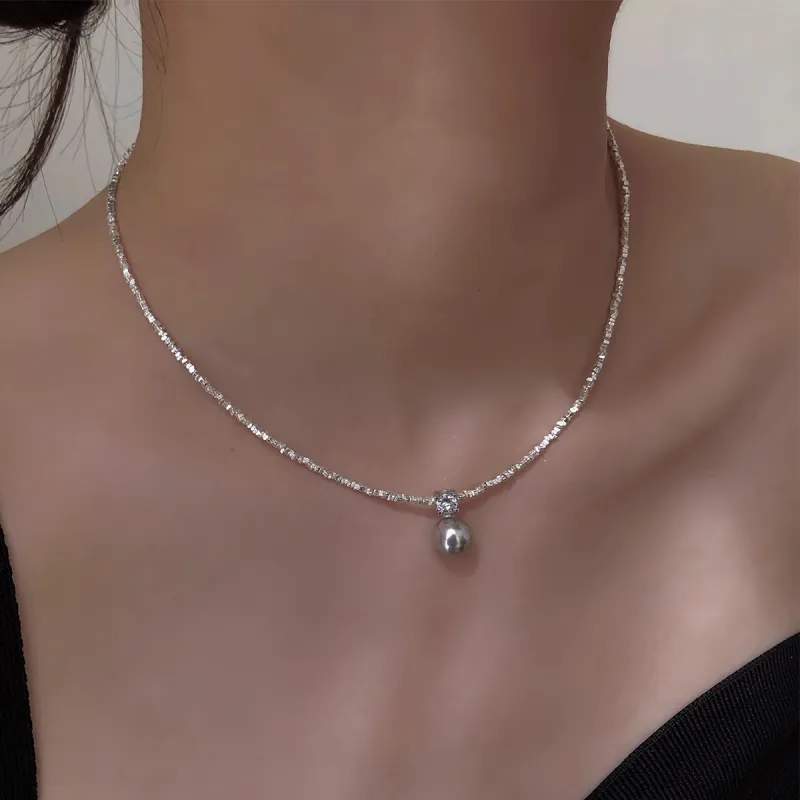 ONEKISS Gold Plated Copper Faux Pearl Necklaces Women's-3