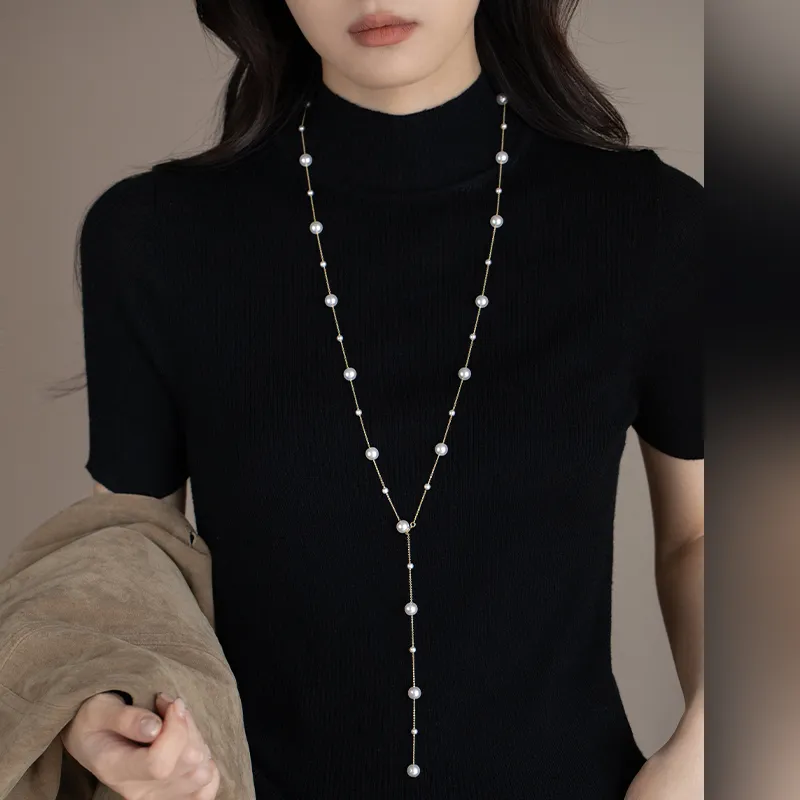 ONEKISS Gold Plated Copper Necklaces Women's-2