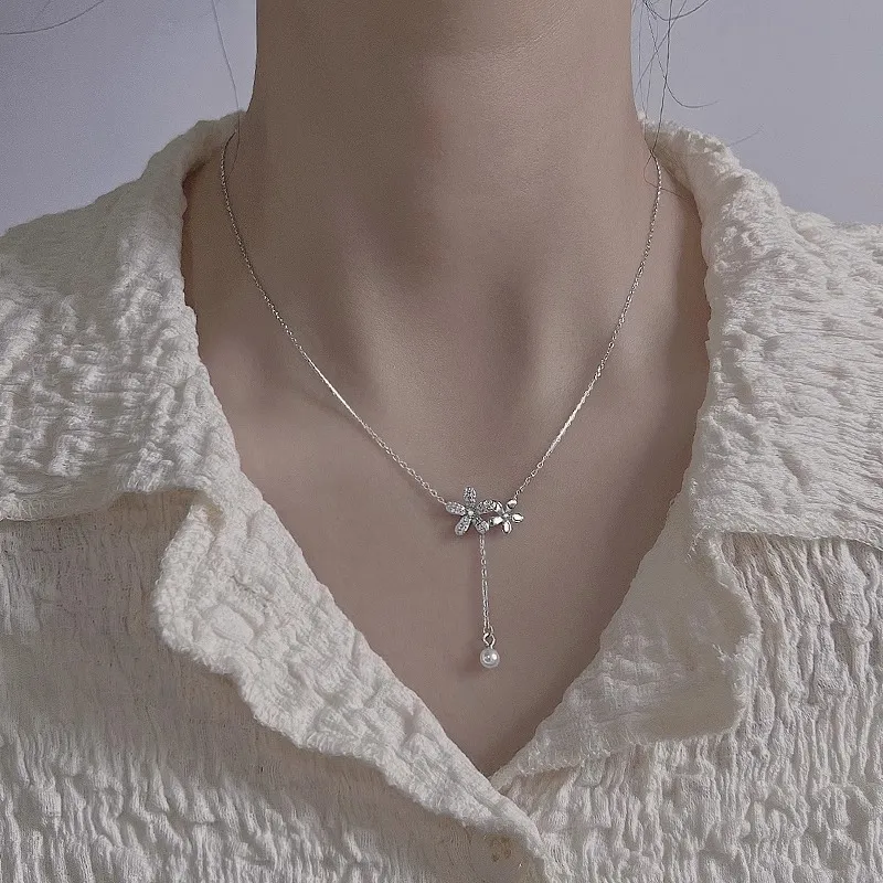 ONEKISS Gold Plated Copper Necklaces Women's Silver-1