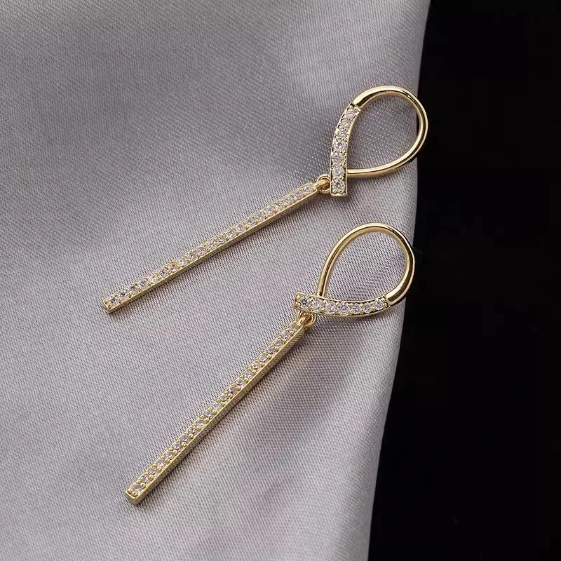 ONEKISS Gold Plated Copper Earrings Women's-1
