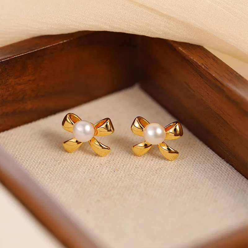 ONEKISS Gold Plated Copper Earrings Women's-1