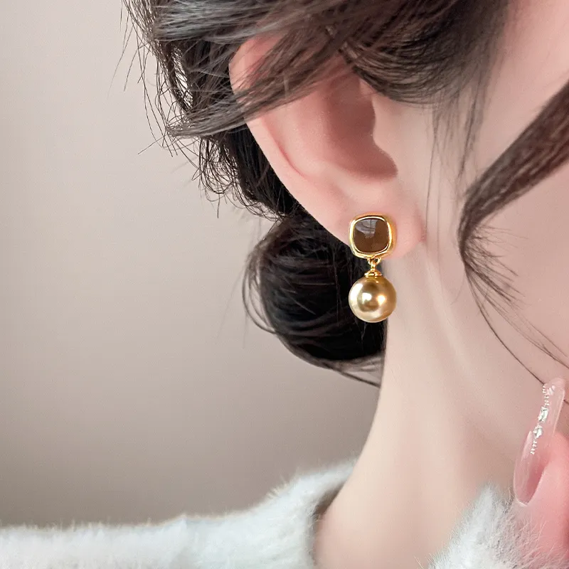 ONEKISS Drip Glaze Earrings Women's-3
