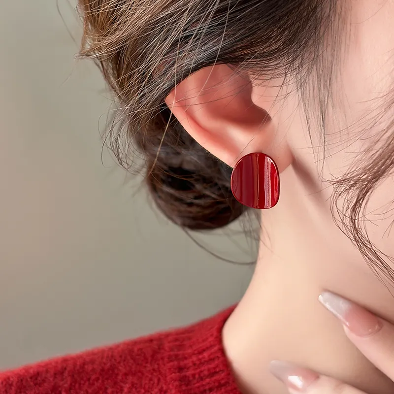 ONEKISS Gold Plated Copper Earrings Women's-3