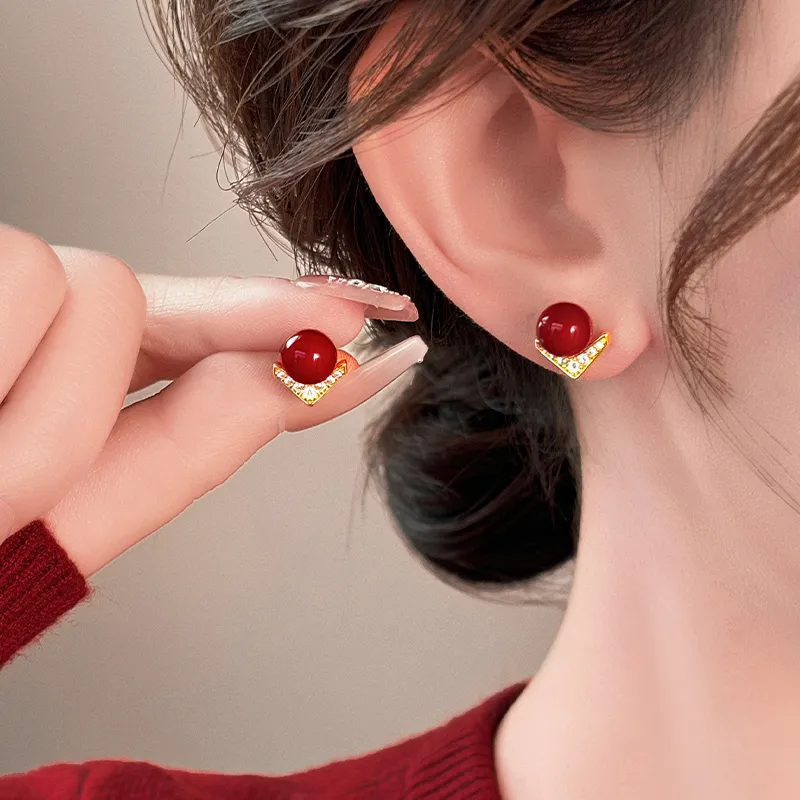 ONEKISS Gold Plated Copper Earrings Women's-1