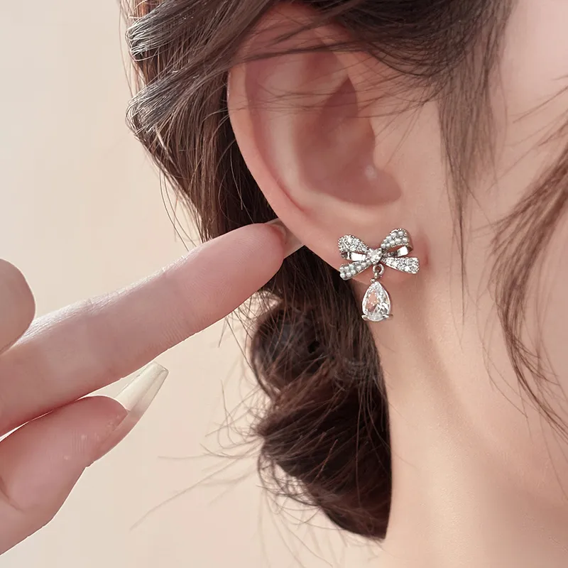 ONEKISS Gold Plated Copper Earrings Women's-10