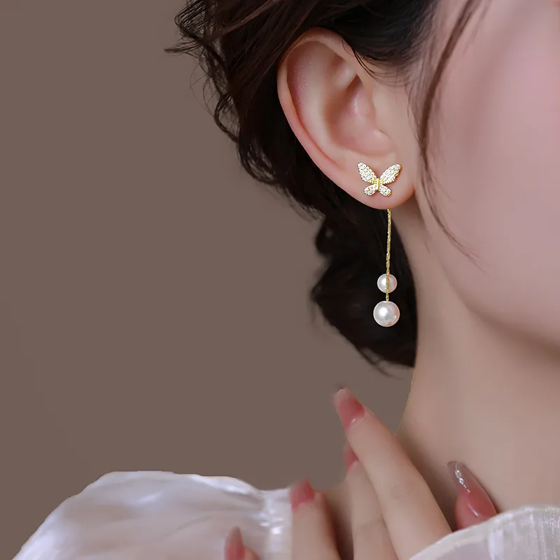 ONEKISS Artificial Zircon Earrings Women's-3