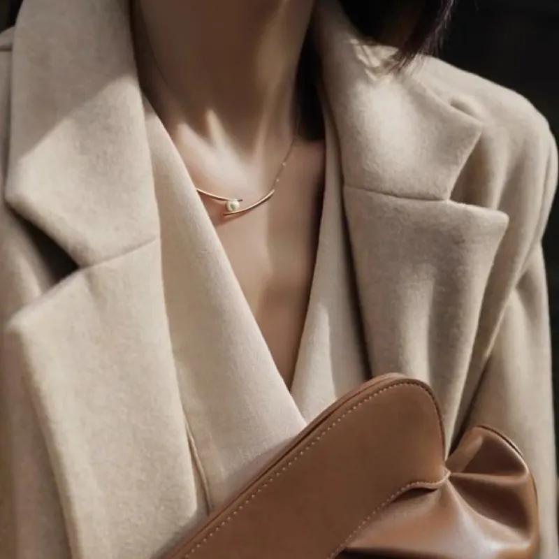 ONEKISS Gold Plated Copper Necklaces Women's-3