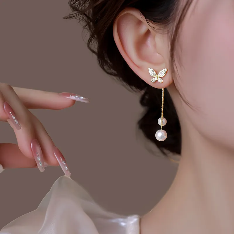 ONEKISS Artificial Zircon Earrings Women's-5