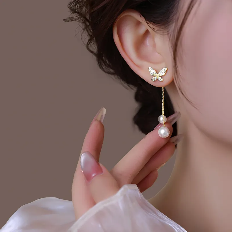 ONEKISS Artificial Zircon Earrings Women's-4