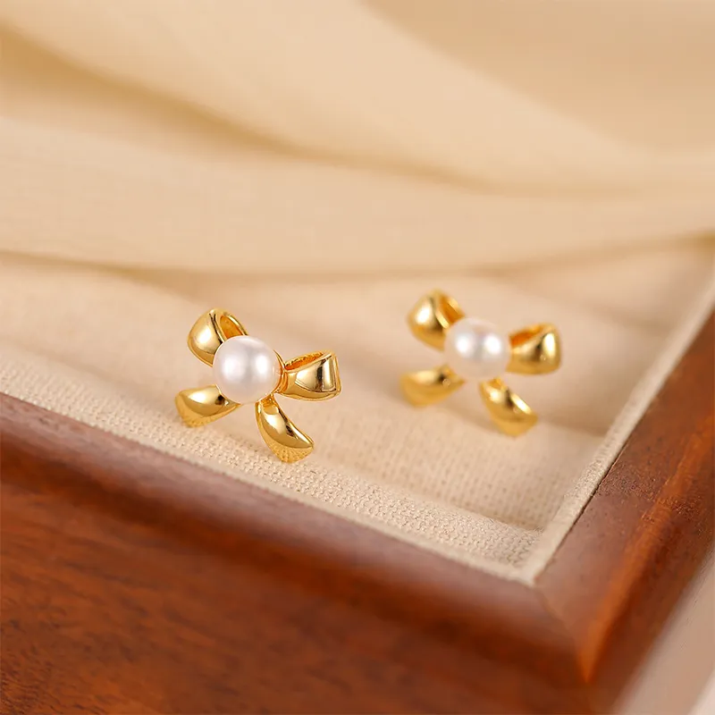 ONEKISS Gold Plated Copper Earrings Women's-8