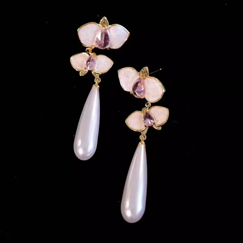 ONEKISS Gold Plated Copper Earrings Women's-4