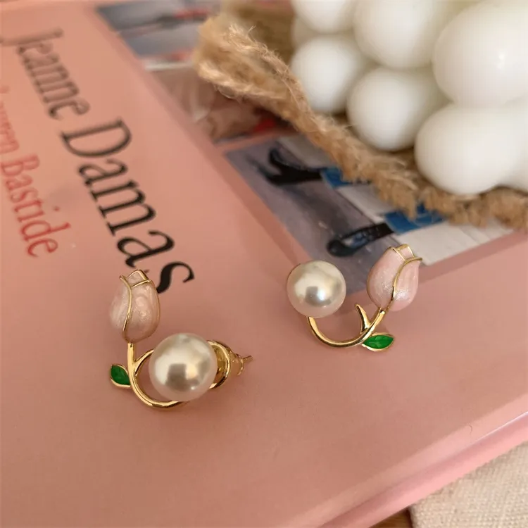 ONEKISS Gold-Plated Copper Earrings Women's-2