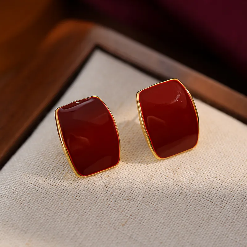 ONEKISS Gold Plated Copper Earrings Women's-1
