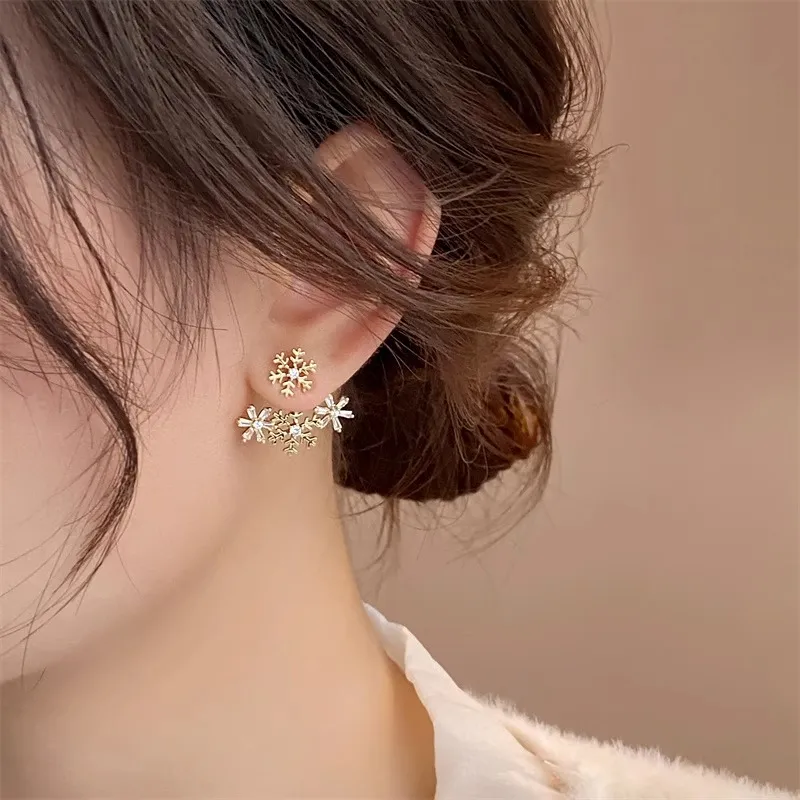 ONEKISS Gold Plated Copper Earrings Women's-1