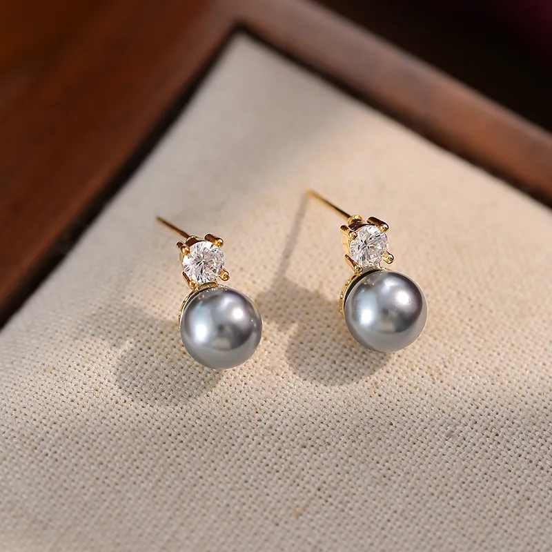 ONEKISS Gold Plated Copper Earrings Women's-13