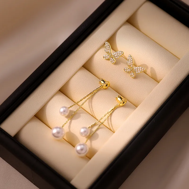 ONEKISS Artificial Zircon Earrings Women's-7