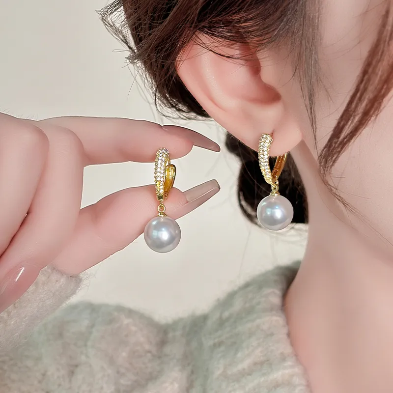 ONEKISS Gold Plated Copper Earrings Women's-1
