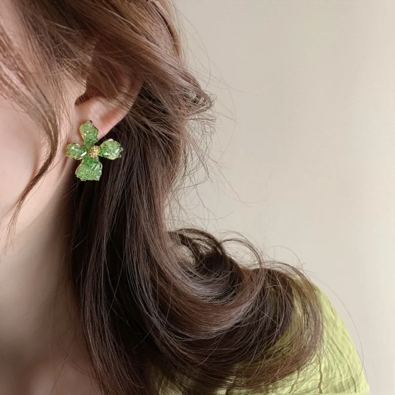 ONEKISS Gold-Plated Copper Earrings Women's-3