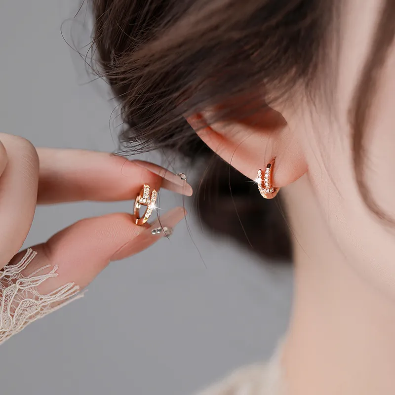 ONEKISS Gold Plated Copper Earrings Women's-1