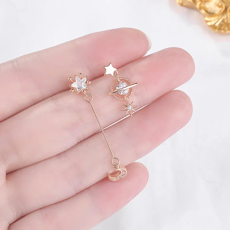 ONEKISS Artificial Zircon Earrings Women's-10