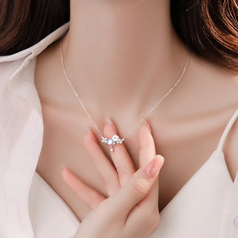 ONEKISS Gold Plated Copper Necklaces Women's-3