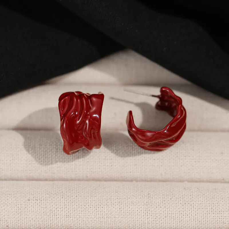 ONEKISS Gold Plated Copper Earrings Women's-6