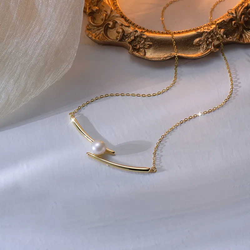 ONEKISS Gold Plated Copper Necklaces Women's-2
