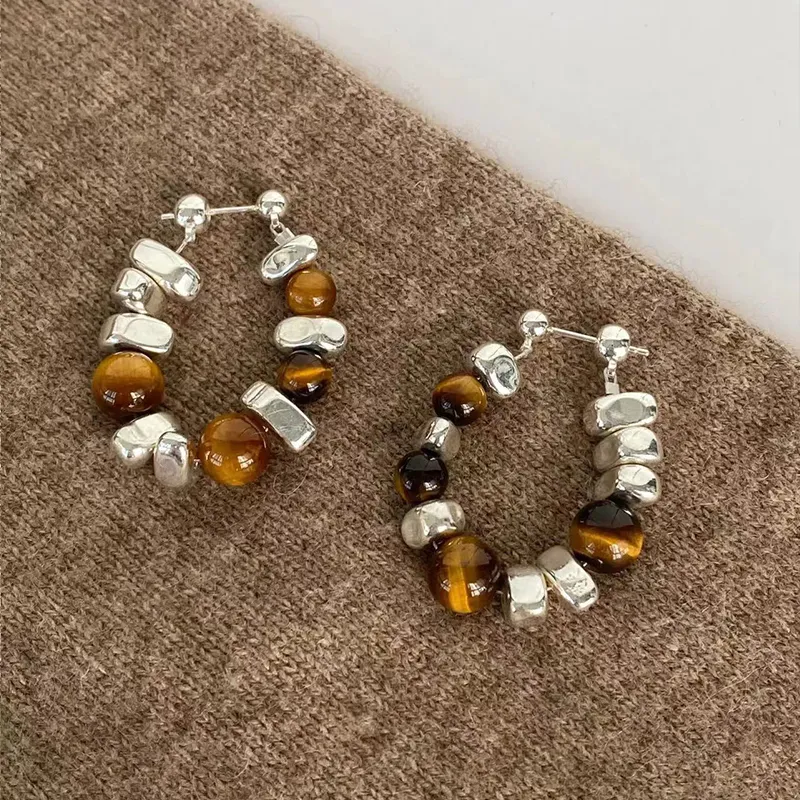 ONEKISS Gold Plated Copper Earrings Women's-6