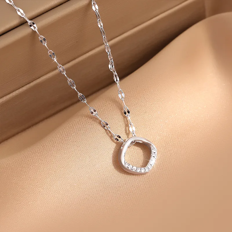 ONEKISS Gold Plated Copper Necklaces Women's-2
