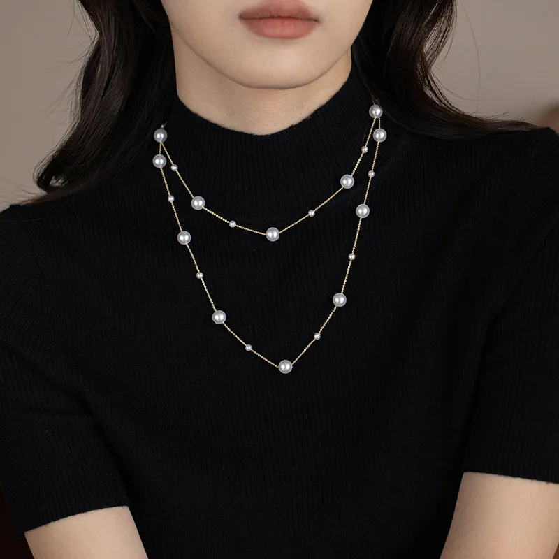 ONEKISS Gold Plated Copper Necklaces Women's-1