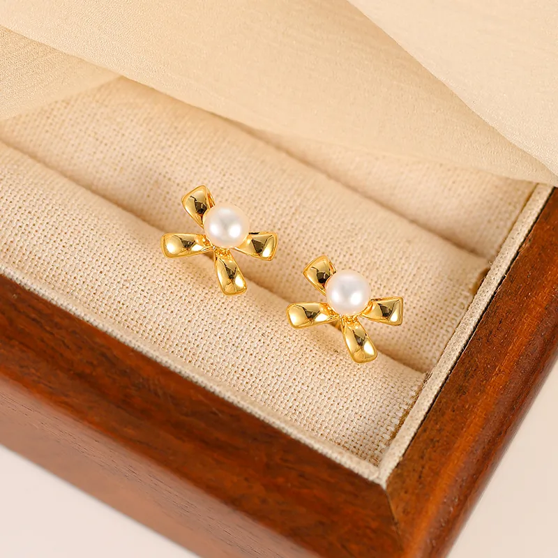 ONEKISS Gold Plated Copper Earrings Women's-7