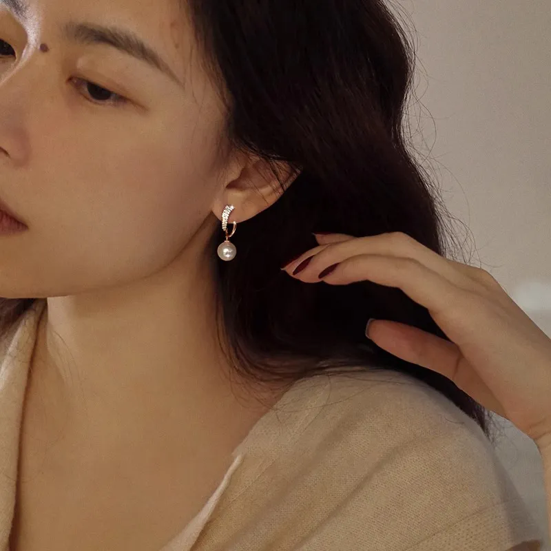 ONEKISS Gold Plated Copper Earrings Unisex-4