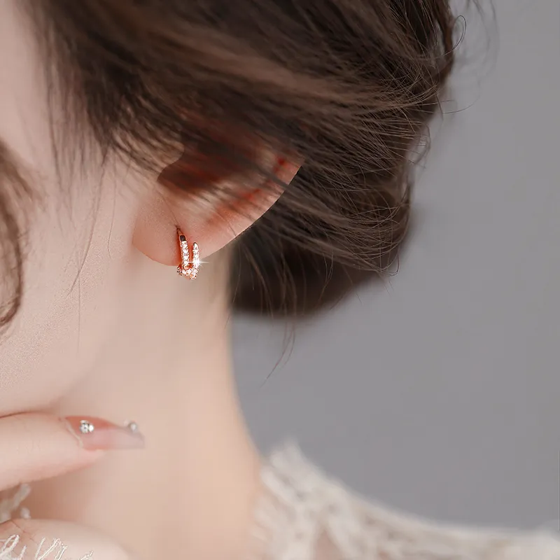 ONEKISS Gold Plated Copper Earrings Women's-3