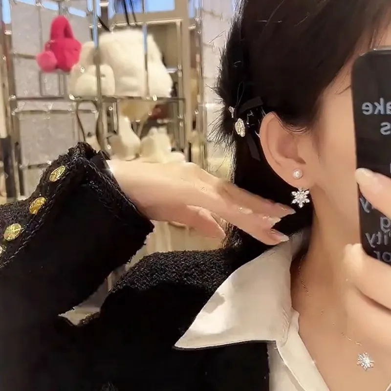 ONEKISS Gold Plated Copper Earrings Women's-3