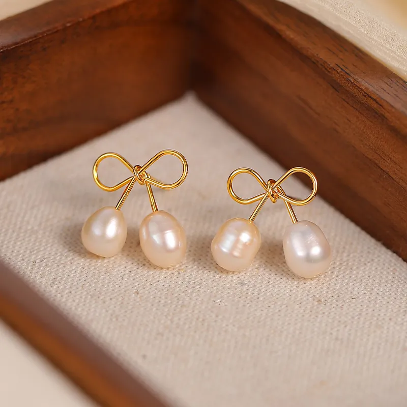 ONEKISS Gold-Plated Copper Earrings Women's-2