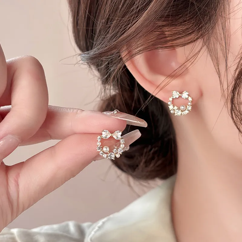 ONEKISS Gold Plated Copper Earrings Women's-1