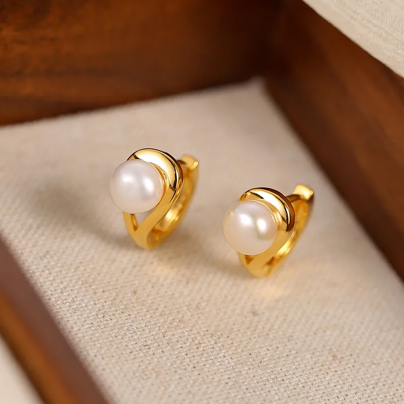 ONEKISS Gold Plated Copper Earrings Women's-2