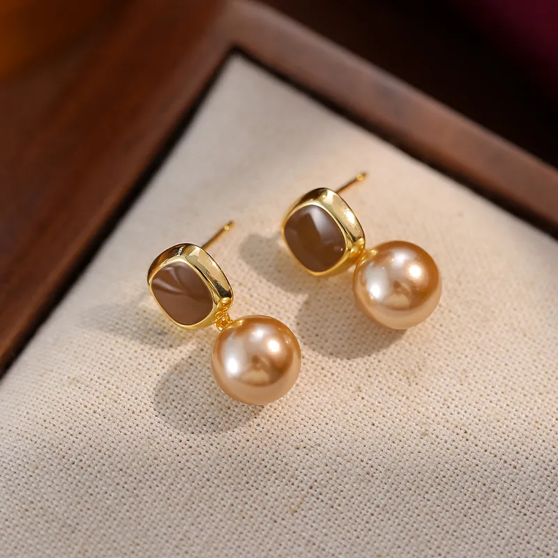ONEKISS Drip Glaze Earrings Women's-2