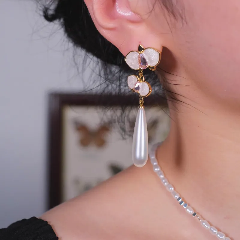 ONEKISS Gold Plated Copper Earrings Women's-3
