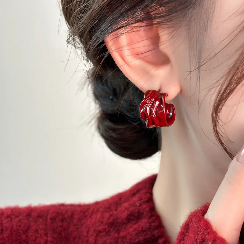 ONEKISS Gold Plated Copper Earrings Women's-5