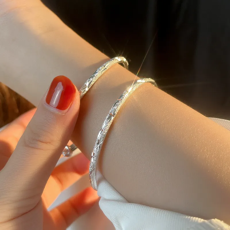 ONEKISS Gold Plated Copper Bangles Women's-3