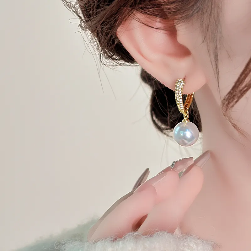 ONEKISS Gold Plated Copper Earrings Women's-5