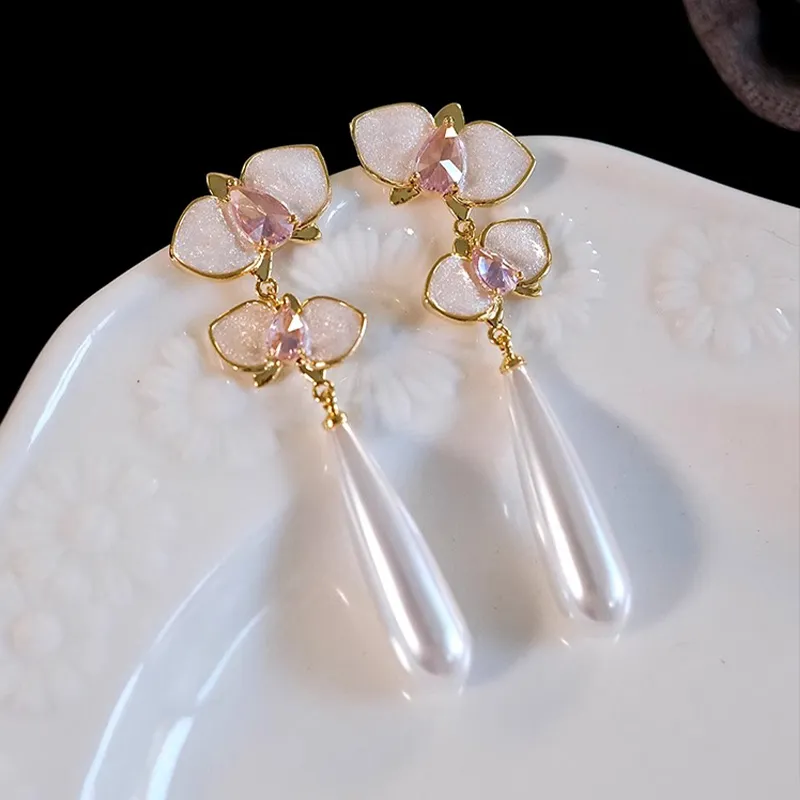 ONEKISS Gold Plated Copper Earrings Women's-5