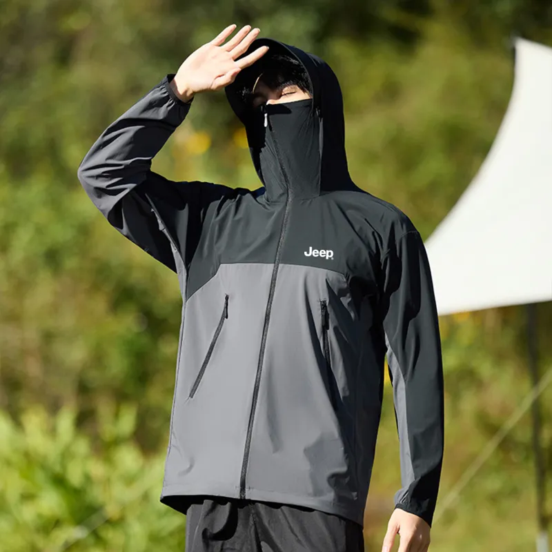 Jeep Breathable, Antibacterial, And Anti Allergic Sun Protection Sun Protection Clothing Unisex-11