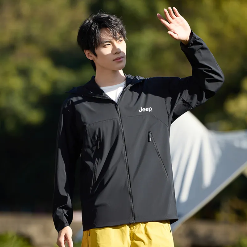 Jeep Breathable, Antibacterial, And Anti Allergic Sun Protection Sun Protection Clothing Unisex-3