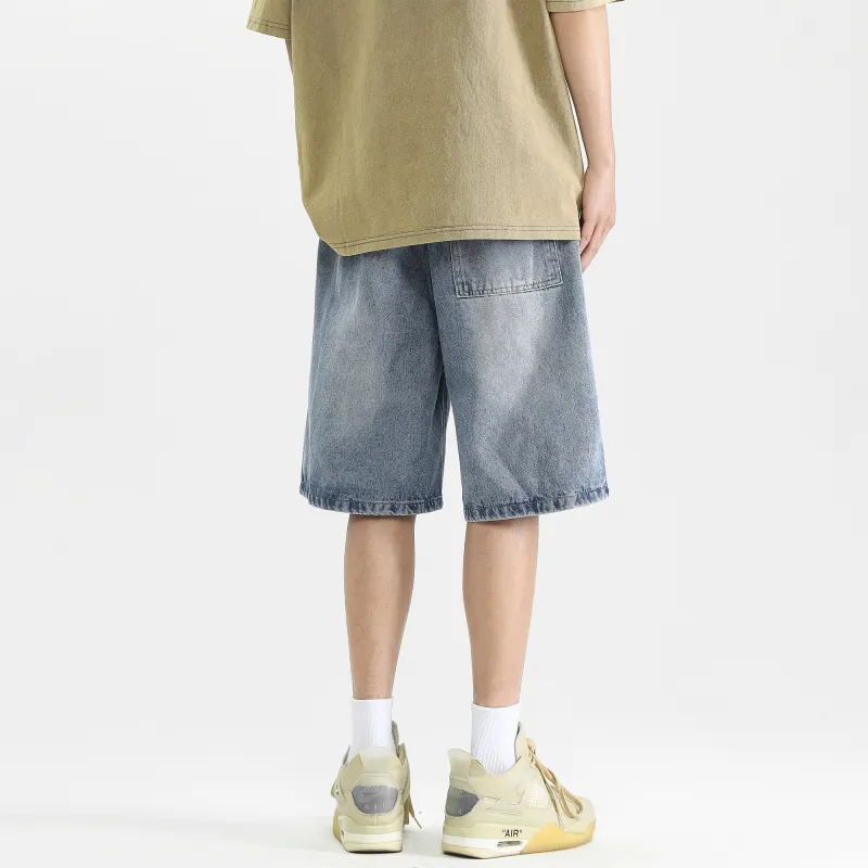 SCRM Denim Shorts Unisex-8
