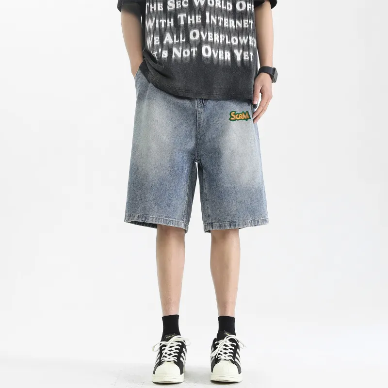 SCRM Summer Denim Shorts Unisex-12