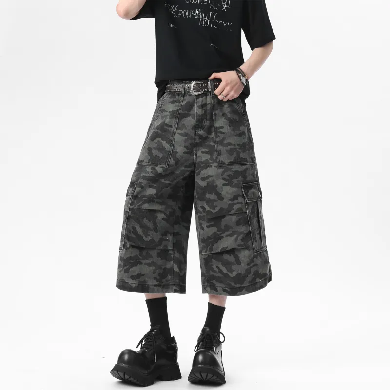 SCRM Cargo Shorts Unisex City Camouflage-5